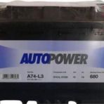 Autopower L3 74 Ah Akü