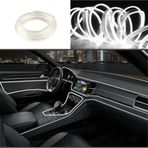 Autowise Araç İçi Neon Aydınlatma Led Göğüs Torpido Ledi Neon İp Led Beyaz 2 Metre