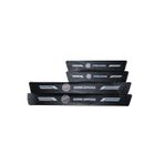 Autowise Mg Logolu Karbon Kapı Eşiği Koruyucu Bant Folyo 4'Lü Set Morris Garages