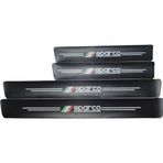 Autowise Sparco Logolu Karbon Kapı Eşiği Koruyucu Bant Folyo 4'Lü Set