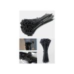 AutoWorld Plastik Cırt Kelepçe Siyah Renk 4,8 x 380 cm 100 Adet