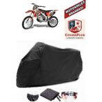Autozel Apachi 4V Cross Motor Brandası Siyah Motorsiket Brandası Motor Örtüsü Çadır Su Geçirmez Motosiklet Kılıfı Motor Brandası - Siyah- Arka Çanta UYUMSUZ