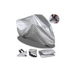 Autozel Aprilia Atlantic 250 Gri Arka Çantalı Miflonlu Motosiklet Brandası