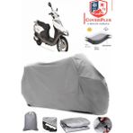 Autozel Arora Alfa 110 Motor Brandası Gri Motorsiket Brandası Motor Örtüsü Çadır Su Geçirmez Motosiklet Kılıfı Motor Brandası - Gri- Arka Çanta UYUMSUZ