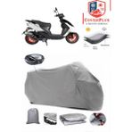 Autozel Arora Ar 50-11 Ares Motor Brandası Gri Arka Çanta Uyumlu Motorsiket Brandası Motor Örtüsü Çadır Su Geçirmez Motosiklet Kılıfı Motor Brandası - Gri- Arka Çanta UYUMLU