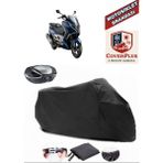 Autozel Arora Gt 125 Motor Brandası Siyah Arka Çanta Uyumlu Motorsiket Brandası Motor Örtüsü Çadır Su Geçirmez Motosiklet Kılıfı Motor Brandası - Siyah- Arka Çanta UYUMLU