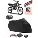 Autozel Asya Rx 250 Cross Motor Brandası Siyah Arka Çanta Uyumlu Motorsiket Brandası Motor Örtüsü Çadır Su Geçirmez Motosiklet Kılıfı Motor Brandası - Siyah- Arka Çanta UYUMLU