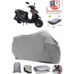 Autozel Daelim Dart 125 Motor Brandası Gri Motorsiket Brandası Motor Örtüsü Çadır Su Geçirmez Motosiklet Kılıfı Motor Brandası - Gri- Arka Çanta UYUMSUZ