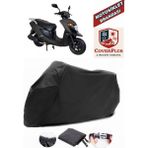 Autozel Daelim Dart 125 Motor Brandası Siyah Motorsiket Brandası Motor Örtüsü Çadır Su Geçirmez Motosiklet Kılıfı Motor Brandası - Siyah- Arka Çanta UYUMSUZ