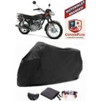 Autozel Kanuni Breton 125 Motor Brandası Siyah Motorsiket Brandası Motor Örtüsü Çadır Su Geçirmez Motosiklet Kılıfı Motor Brandası - Siyah- Arka Çanta UYUMSUZ