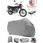 Autozel Kanuni Breton S Motor Brandası Gri Motorsiket Brandası Motor Örtüsü Çadır Su Geçirmez Motosiklet Kılıfı Motor Brandası - Gri- Arka Çanta UYUMSUZ