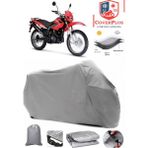 Autozel Kanuni Cross 250 Motor Brandası Gri Motorsiket Brandası Motor Örtüsü Çadır Su Geçirmez Motosiklet Kılıfı Motor Brandası - Gri- Arka Çanta UYUMSUZ