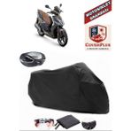 Autozel Kymco Agility 16+ 125I Motor Brandası Siyah Arka Çanta Uyumlu Motorsiket Brandası Motor Örtüsü Çadır Su Geçirmez Motosiklet Kılıfı Motor Brandası - Siyah- Arka Çanta UYUMLU
