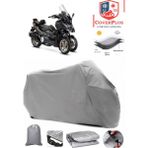 Autozel Kymco Cv3 Motor Brandası Gri Motorsiket Brandası Motor Örtüsü Çadır Su Geçirmez Motosiklet Kılıfı Motor Brandası - Gri- Arka Çanta UYUMSUZ