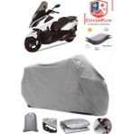 Autozel Kymco Downtown 300I Motor Brandası Gri Motorsiket Brandası Motor Örtüsü Çadır Su Geçirmez Motosiklet Kılıfı Motor Brandası - Gri- Arka Çanta UYUMSUZ