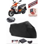 Autozel Kymco Super 8 125 Motor Brandası Siyah Arka Çanta Uyumlu Motorsiket Brandası Motor Örtüsü Çadır Su Geçirmez Motosiklet Kılıfı Motor Brandası - Siyah- Arka Çanta UYUMLU