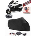 Autozel Kymco Xciting 500 Motor Brandası Siyah Arka Çanta Uyumlu Motorsiket Brandası Motor Örtüsü Çadır Su Geçirmez Motosiklet Kılıfı Motor Brandası - Siyah- Arka Çanta UYUMLU