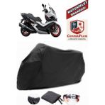 Autozel Kymco Xciting Vs Motor Brandası Siyah Motorsiket Brandası Motor Örtüsü Çadır Su Geçirmez Motosiklet Kılıfı Motor Brandası - Siyah- Arka Çanta UYUMSUZ