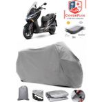 Autozel Kymco Xtown 250 Ct Motor Brandası Gri Motorsiket Brandası Motor Örtüsü Çadır Su Geçirmez Motosiklet Kılıfı Motor Brandası - Gri- Arka Çanta UYUMSUZ
