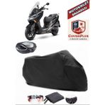 Autozel Kymco Xtown 250 Ct Motor Brandası Siyah Arka Çanta Uyumlu Motorsiket Brandası Motor Örtüsü Çadır Su Geçirmez Motosiklet Kılıfı Motor Brandası - Siyah- Arka Çanta UYUMLU