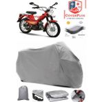 Autozel Mobylette Super 52 Motor Brandası Gri Motorsiket Brandası Motor Örtüsü Çadır Su Geçirmez Motosiklet Kılıfı Motor Brandası - Gri- Arka Çanta UYUMSUZ