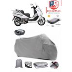 Autozel Mondial 250 Jet Max Motor Brandası Gri Arka Çanta Uyumlu Motorsiket Brandası Motor Örtüsü Çadır Su Geçirmez Motosiklet Kılıfı Motor Brandası - Gri- Arka Çanta UYUMLU