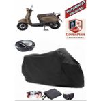 Autozel Mondial 50 Turismo Motor Brandası Siyah Arka Çanta Uyumlu Motorsiket Brandası Motor Örtüsü Çadır Su Geçirmez Motosiklet Kılıfı Motor Brandası - Siyah- Arka Çanta UYUMLU