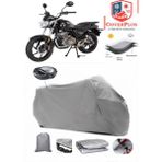 Autozel Mondial Vulture I-E Motor Brandası Gri Arka Çanta Uyumlu Motorsiket Brandası Motor Örtüsü Çadır Su Geçirmez Motosiklet Kılıfı Motor Brandası - Gri- Arka Çanta UYUMLU
