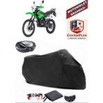 Autozel Mondial X-Treme Moto Cross Motor Brandası Siyah Arka Çanta Uyumlu Motorsiket Brandası Motor Örtüsü Çadır Su Geçirmez Motosiklet Kılıfı Motor Brandası - Siyah- Arka Çanta UYUMLU