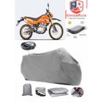 Autozel Motoran Cross XF-250 Motor Brandası Gri Arka Çanta Uyumlu Motorsiket Brandası Motor Örtüsü Çadır Su Geçirmez Motosiklet Kılıfı Motor Brandası - Gri- Arka Çanta UYUMLU