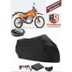Autozel Motoran Cross XF-250 Motor Brandası Siyah Arka Çanta Uyumlu Motorsiket Brandası Motor Örtüsü Çadır Su Geçirmez Motosiklet Kılıfı Motor Brandası - Siyah- Arka Çanta UYUMLU