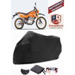 Autozel Motoran Cross XV-250 Motor Brandası Siyah Motorsiket Brandası Motor Örtüsü Çadır Su Geçirmez Motosiklet Kılıfı Motor Brandası - Siyah- Arka Çanta UYUMSUZ
