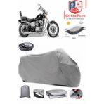 Autozel Regal Raptor Dd 125E-2A Motor Brandası Gri Arka Çanta Uyumlu Motorsiket Brandası Motor Örtüsü Çadır Su Geçirmez Motosiklet Kılıfı Motor Brandası - Gri- Arka Çanta UYUMLU