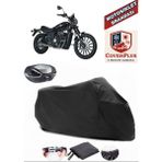 Autozel Regal Raptor Dd 250E-2A Motor Brandası Siyah Arka Çanta Uyumlu Motorsiket Brandası Motor Örtüsü Çadır Su Geçirmez Motosiklet Kılıfı Motor Brandası - Siyah- Arka Çanta UYUMLU