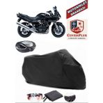 Autozel Suzuki Gsf 1200 Bandit S Motor Brandası Siyah Arka Çanta Uyumlu Motorsiket Brandası Motor Örtüsü Çadır Su Geçirmez Motosiklet Kılıfı Motor Brandası - Siyah- Arka Çanta UYUMLU