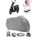 Autozel Sym Fiddle Iv 125 Motor Brandası Gri Motorsiket Brandası Motor Örtüsü Çadır Su Geçirmez Motosiklet Kılıfı Motor Brandası - Gri- Arka Çanta UYUMSUZ