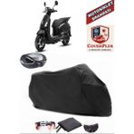 Autozel Sym Fiddle Iv 125 Motor Brandası Siyah Arka Çanta Uyumlu Motorsiket Brandası Motor Örtüsü Çadır Su Geçirmez Motosiklet Kılıfı Motor Brandası - Siyah- Arka Çanta UYUMLU