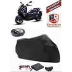 Autozel Sym Joyride S 200I Abs Motor Brandası Siyah Arka Çanta Uyumlu Motorsiket Brandası Motor Örtüsü Çadır Su Geçirmez Motosiklet Kılıfı Motor Brandası - Siyah- Arka Çanta UYUMLU