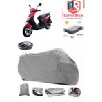 Autozel Sym Symply 50 Motor Brandası Gri Arka Çanta Uyumlu Motorsiket Brandası Motor Örtüsü Çadır Su Geçirmez Motosiklet Kılıfı Motor Brandası - Gri- Arka Çanta UYUMLU