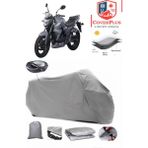 Autozel Sym Wolf Sb 250 Nı Motor Brandası Gri Arka Çanta Uyumlu Motorsiket Brandası Motor Örtüsü Çadır Su Geçirmez Motosiklet Kılıfı Motor Brandası - Gri- Arka Çanta UYUMLU