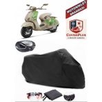 Autozel Vespa 946 Dragon Motor Brandası Siyah Arka Çanta Uyumlu Motorsiket Brandası Motor Örtüsü Çadır Su Geçirmez Motosiklet Kılıfı Motor Brandası - Siyah- Arka Çanta UYUMLU