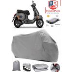 Autozel Vespa Gts 300 Supertech Motor Brandası Gri Motorsiket Brandası Motor Örtüsü Çadır Su Geçirmez Motosiklet Kılıfı Motor Brandası - Gri- Arka Çanta UYUMSUZ