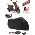 Autozel Yamaha Cygnus L Motor Brandası Siyah Arka Çanta Uyumlu Motorsiket Brandası Motor Örtüsü Çadır Su Geçirmez Motosiklet Kılıfı Motor Brandası - Siyah- Arka Çanta UYUMLU