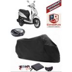Autozel Yamaha Delight Motor Brandası Siyah Arka Çanta Uyumlu Motorsiket Brandası Motor Örtüsü Çadır Su Geçirmez Motosiklet Kılıfı Motor Brandası - Siyah- Arka Çanta UYUMLU