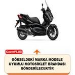 Autozel Yamaha X-Max 125 Iron Max Motor Brandası Gri Motorsiket Brandası Motor Örtüsü Çadır Su Geçirmez Motosiklet Kılıfı Motor Brandası - Gri- Arka Çanta UYUMSUZ