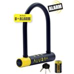 Auvray Alarmli U Kilit Motosiklet Kilidi 90X210