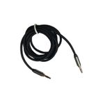 Aux İp Örgülü Ses Kablosu Siyah Renk 1 Metre 3,5 Mm Jack - Aux To