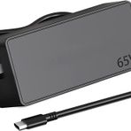 Auxamy Lenovo ThinkPad için 65W USB-C Şarj Cihazı X280 X380 X390 L390 E480 E490 E580 E590 E495 R480 S1 2018 T470 T470S T480 T480S Yoga ADLX65YDC3A ADLX65YCC3A 20V 3.25A Tip-C AC Adaptör Güç Kaynağı Güç Kablosu