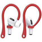 Auxiwa StyleDesign, EarHooks Kulak Askısı - Apple AirPods Pro & AirPods 2 ile Uyumlu, 1 Kulak Tutucu - Spor ve Outdoor Aktiviteleri için Mükemmel, Kırmızı