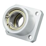 AUZHU - BRB - Metrik - Gövdeli Çift Yatak, Alüminyum Alaşımlı Yuvarlak Flanşlı Koltuk, Ayarlanabilir Uzunluk, Sabit Bilyalı Rulmanlar Tespit Halkalı Boyut: D 8 mm, L 25 mm, Rulman No.698